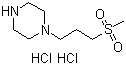 structure of CAS# 939983-66-1, 1-(3-甲烷磺酰基丙基)哌嗪二盐酸盐