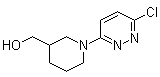 CAS 登录号：939986-07-9, 1-(6-氯-3-哒嗪基)-3-哌啶甲醇