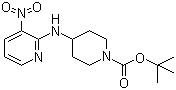 CAS 登录号：939986-15-9, 4-[(3-硝基-2-吡啶基)氨基]-1-哌啶甲酸叔丁酯