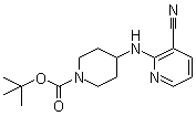 CAS 登录号：939986-19-3, 4-[(3-氰基-2-吡啶基)氨基]-1-哌啶甲酸叔丁酯