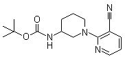 CAS 登录号：939986-24-0, N-[1-(3-氰基-2-吡啶基)-3-哌啶基]氨基甲酸叔丁酯
