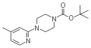 structure of CAS# 939986-26-2, 4-(4-甲基-2-吡啶基)-1-哌嗪甲酸叔丁酯