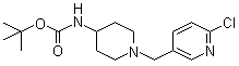 CAS # 939986-36-4, N-[1-[(6-Chloro-3-pyridinyl)methyl]-4-piperidinyl]carbamic acid tert-butyl ester