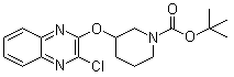 CAS # 939986-62-6, 3-[(3-Chloro-2-quinoxalinyl)oxy]-1-piperidinecarboxylic acid tert-butyl ester