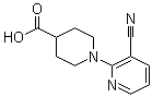 structure of CAS# 939986-70-6, 1-(3-氰基-2-吡啶基)-4-哌啶甲酸