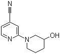 CAS 登录号：939986-85-3, 2-(3-羟基-1-哌啶基)-4-氰基吡啶