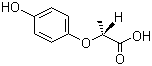 structure of CAS# 94050-90-5, (R)-(+)-2-(4-羟基苯氧基)丙酸