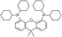 structure of CAS# 940934-47-4, 9,9-二甲基-4,5-双(二环己基膦基)-9H-氧杂蒽