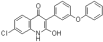 CAS 登录号：940943-34-0, 7-氯-2-羟基-3-(3-苯氧基苯基)-4(1H)-喹啉酮