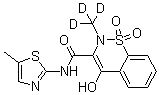 structure of CAS# 942047-63-4, 三氘代美洛昔康