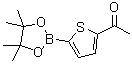 structure of CAS# 942070-32-8, 2-(5-乙酰基噻吩-2-基)-4,4,5,5-四甲基-1,3,2-二氧硼杂环戊烷