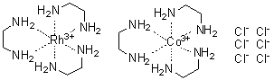 CAS 登录号：94232-99-2, (OC-6-11)-三(1,2-乙二胺-N,N')钴 (OC-6-11)-三(1,2-乙二胺-N,N')铑六氯化物