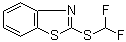structure of CAS# 943-08-8, 2-[(二氟甲基)硫基]苯并噻唑