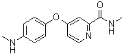 structure of CAS# 943314-89-4, N-甲基-4-[4-(甲基氨基)苯氧基]-2-吡啶甲酰胺