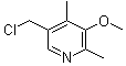 CAS 登录号：943315-20-6, 5-(氯甲基)-3-甲氧基-2,4-二甲基吡啶
