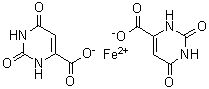 CAS 登录号：94333-36-5, 乳清酸亚铁