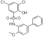 structure of CAS# 943962-47-8, 3,5-二氯-2-羟基-N-(4-甲氧基[1,1'-联苯]-3-基)苯磺酰胺