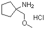 structure of CAS# 944146-30-9, 1-(甲氧基甲基)环戊胺盐酸盐