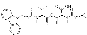 CAS # 944283-27-6, N-[(1,1-Dimethylethoxy)carbonyl]-O-[N-[(9H-fluoren-9-ylmethoxy)carbonyl]-L-isoleucyl]-L-threonine