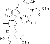 CAS 登录号：94442-10-1, 邻甲酚酞络合酮二钠盐, 邻甲酚酞氨羧络合剂二钠盐