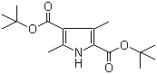 structure of CAS# 94461-44-6, Di-(tert-butyl) 3,5-dimethyl-1H-pyrrole-2,4-dicarboxylate