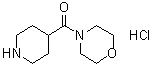 CAS 登录号：94467-73-9, 4-(吗啉基羰基)哌啶盐酸盐
