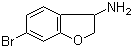 structure of CAS# 944709-63-1, 6-溴-2,3-二氢苯并呋喃-3-胺