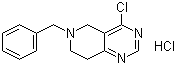 structure of CAS# 944902-64-1, 6-苄基-4-氯-5,6,7,8-四氢吡啶并[4,3-d]嘧啶盐酸盐