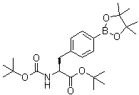 CAS 登录号：945259-94-9, N-[叔丁氧羰基]-4-(4,4,5,5-四甲基-1,3,2-二氧硼杂环戊烷-2-基)-L-苯丙氨酸叔丁酯