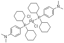 CAS 登录号：945375-77-9, 双[(二环己基)(4-二甲基氨基苯基)膦] 二氯化钯