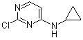 structure of CAS# 945895-52-3, 2-氯-N-环丙基-4-嘧啶胺