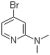 structure of CAS# 946000-27-7, 4-Bromo-2-(dimethylamino)pyridine