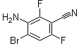 structure of CAS# 946817-63-6, 3-氨基-4-溴-2,6-二氟苯甲腈