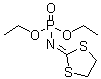 structure of CAS# 947-02-4, 2-[二乙氧基亚膦酰亚氨基]-1,3-二硫杂环戊烷