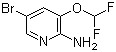 5-Bromo-3-(difluoromethoxy)pyridin-2-amine molecular structure (CAS 947249-13-0)