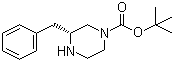 structure of CAS# 947272-49-3, (R)-tert-Butyl 3-benzylpiperazine-1-carboxylate