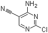structure of CAS# 94741-69-2, 4-氨基-2-氯嘧啶-5-甲腈