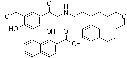 structure of CAS# 94749-08-3, 昔美酸沙美特罗