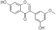 CAS 登录号：947611-61-2, 3',7-二羟基-5'-甲氧基异黄酮