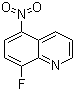 structure of CAS# 94832-39-0, 8-氟-5-硝基喹啉