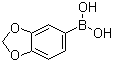 CAS # 94839-07-3, 3,4-Methylenedioxyphenylboronic acid, 3,4-(Methylenedioxy)phenylboronic acid, 1,3-Benzodioxol-5-ylboronic acid
