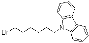 structure of CAS# 94847-10-6, 9-(6-溴己基)-9H-咔唑