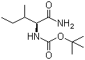 CAS # 94888-34-3, Boc-L-isoleucine amide, Boc-L-Ile-NH2, N-tert-Butoxycarbonyl-L-isoleucine amide