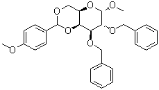 CAS # 94902-59-7, Methyl 4,6-O-[(4-methoxyphenyl)methylene]-2,3-bis-O-(phenylmethyl)-alpha-D-galactopyranoside
