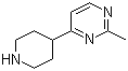 structure of CAS# 949100-33-8, 2-Methyl-4-(piperidin-4-yl)pyrimidine