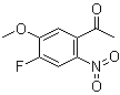 CAS 登录号：949159-96-0, 1-(4-氟-5-甲氧基-2-硝基苯基)乙酮