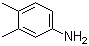 CAS # 95-64-7, 3,4-Dimethylaniline, 1-Amino-3,4-dimethylbenzene, 3,4-Dimethylaminobenzene, 3,4-Dimethylphenylamine, 3,4-Xylidine