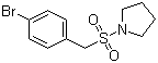 CAS # 950255-92-2, 1-[[(4-Bromophenyl)methyl]sulfonyl]pyrrolidine