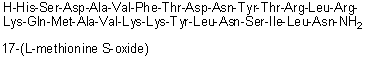CAS 登录号：95050-90-1, 17-(L-蛋氨酸 S-氧化物)小肠血管活性二十八肽