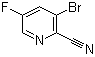 structure of CAS# 950670-18-5, 3-溴-5-氟-2-吡啶甲腈